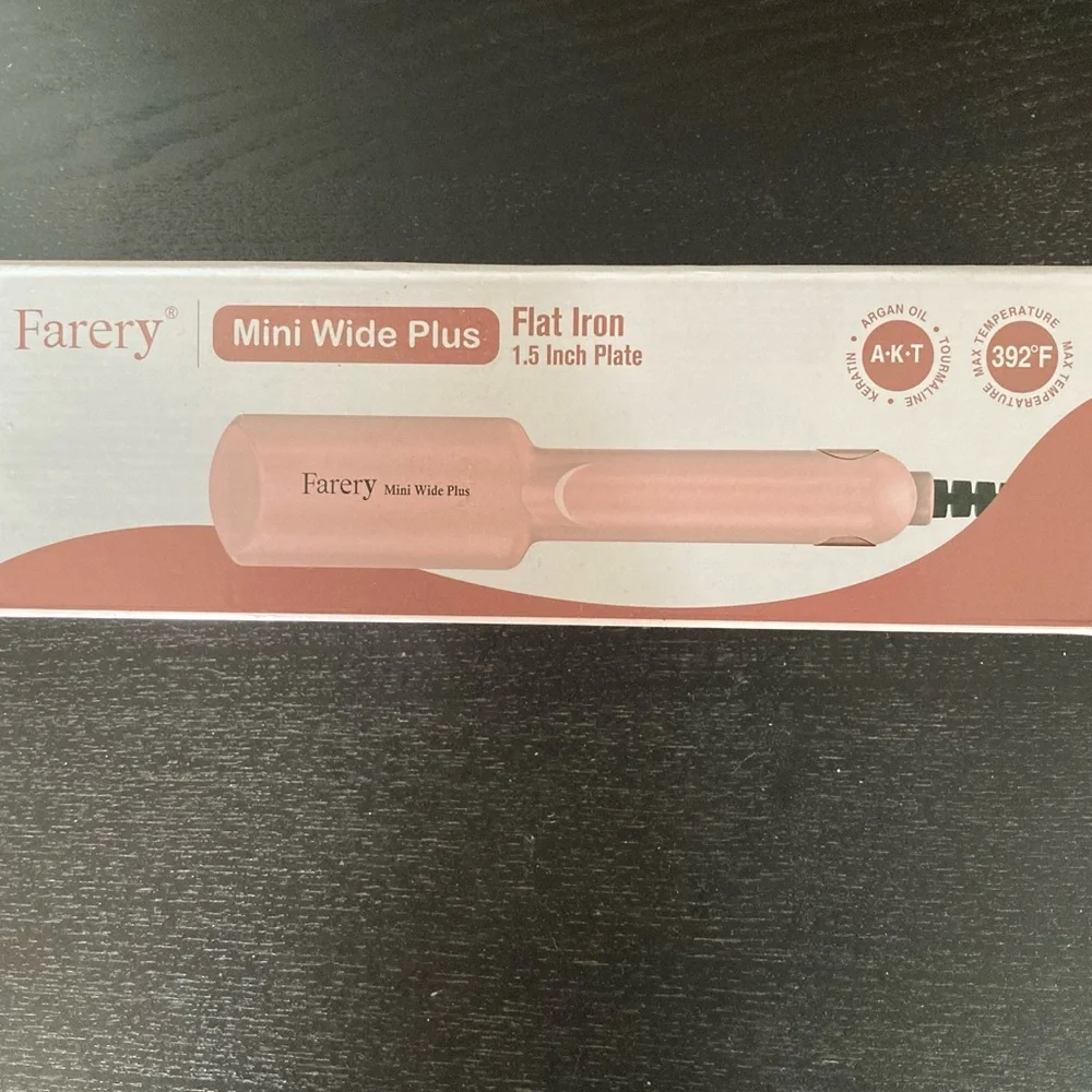Farery Mini Wide Plus Flat Hair Flat Iron
